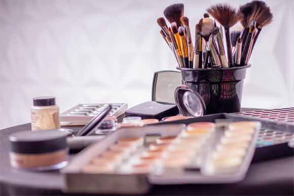 Store the makeup items near the mirror where you usually get ready