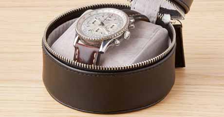 Details on Leather Watch Cases