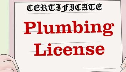 Requirements for a Plumber's License